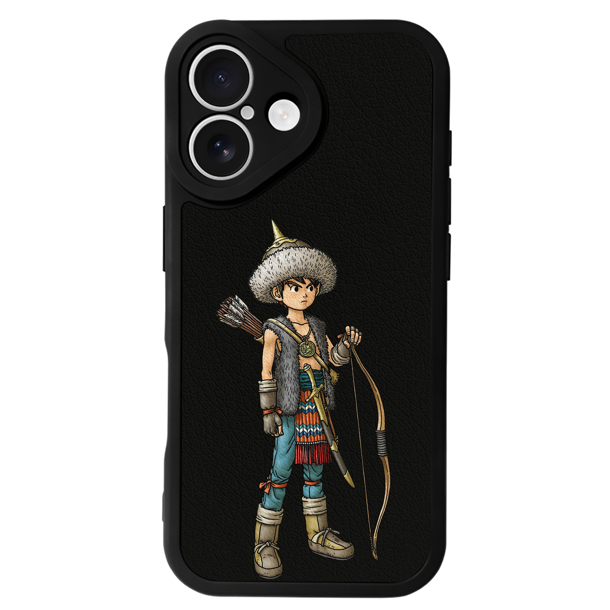 （画像用） ドラゴンクエスト Doragon Kuesuto Dragon Quest 【iPhone 16シリーズ対応】シリコンスマホケース（レザー調） 材質：シリコン